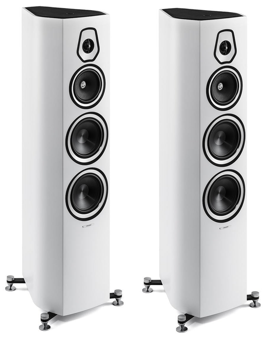 Sonus Faber Sonetto V kolumny podłogowe white front